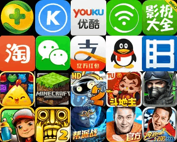 chinese apps saturation