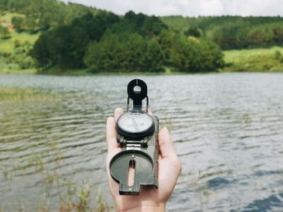 A Magnetic Compass in Hand